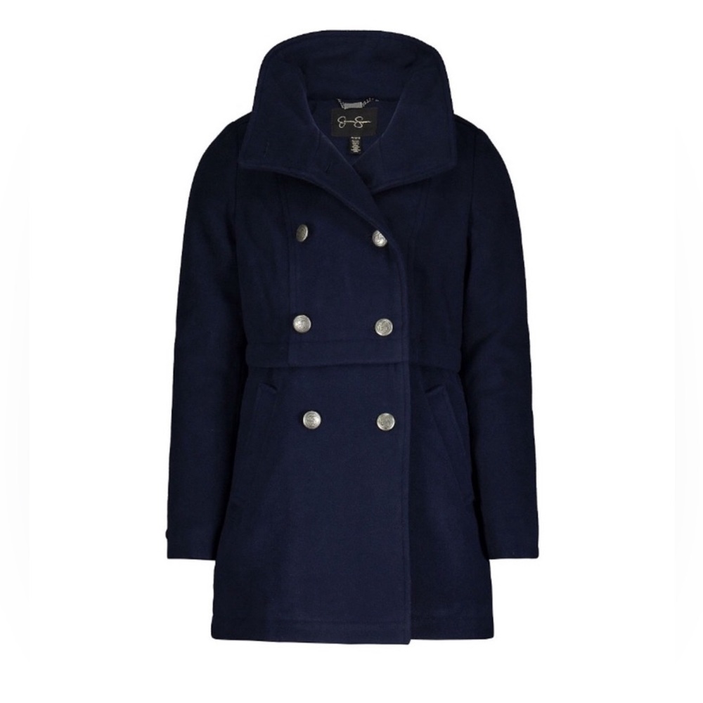 Jessica Simpson Big Girls Faux Wool Coat